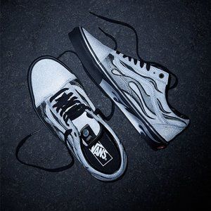 Vans x A$AP Worldwide Silver Reflective Old Skool Shoes